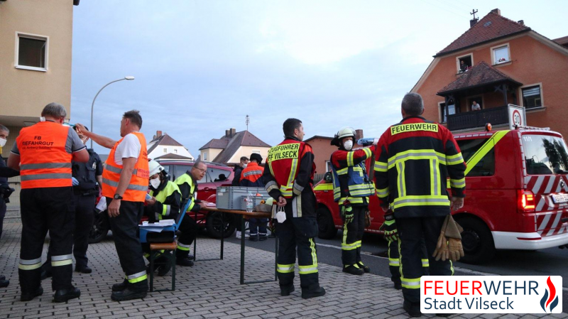 © Feuerwehr Stadt Vilseck | Einsatzleitung an der EST