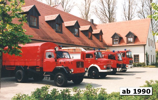Feuerwehrhaus ab 1990 in der Bahnhofstraße